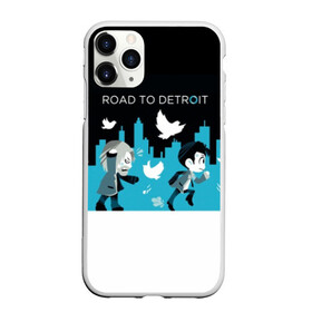 Чехол для iPhone 11 Pro Max матовый с принтом ROAD TO DETROIT в Курске, Силикон |  | Тематика изображения на принте: 2038 | become | connor | dbh | dbhpk19 | gavin reed | human | quantic | reed | reed900 | rk800 | rk900 | андроид | девиант | детройт | кара | квест | коннор | маркус