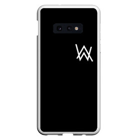 Чехол для Samsung S10E с принтом ALAN WALKER (НА СПИНЕ) в Курске, Силикон | Область печати: задняя сторона чехла, без боковых панелей | alan walker | aw | electro | electro music | music | алан уокер | музыка | музыкант | электро | электронная музыка