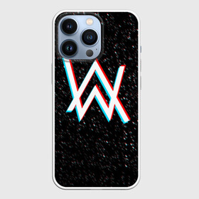 Чехол для iPhone 13 Pro с принтом ALAN WALKER GLITCH в Курске,  |  | Тематика изображения на принте: alan walker | aw | electro | electro music | glitch | music | space | алан уокер | космос | музыка | музыкант | электро | электронная музыка