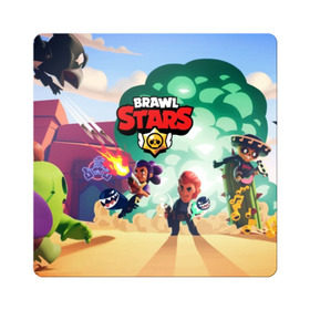 Магнит виниловый Квадрат с принтом BRAWL STARS в Курске, полимерный материал с магнитным слоем | размер 9*9 см, закругленные углы | brawl | bull | colt | crow | el primo | game | games | leon | moba | online | penny | poco | shelly | spike | star | stars | wanted | брав | бравл | браво | звезда | звезды | игра | игры | лого | моба | онлайн | старс