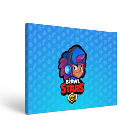 Холст прямоугольный с принтом Shelly - BRAWL STARS в Курске, 100% ПВХ |  | brawl | bull | colt | crow | el primo | game | games | leon | moba | online | penny | poco | shelly | spike | star | stars | wanted | брав | бравл | браво | звезда | звезды | игра | игры | онлайн | старс