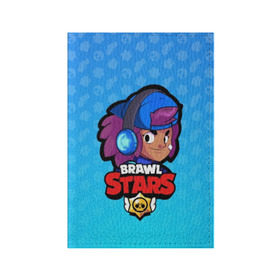 Обложка для паспорта матовая кожа с принтом Shelly - BRAWL STARS в Курске, натуральная матовая кожа | размер 19,3 х 13,7 см; прозрачные пластиковые крепления | Тематика изображения на принте: brawl | bull | colt | crow | el primo | game | games | leon | moba | online | penny | poco | shelly | spike | star | stars | wanted | брав | бравл | браво | звезда | звезды | игра | игры | онлайн | старс