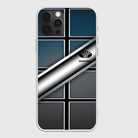 Чехол для iPhone 12 Pro Max с принтом Daewoo в Курске, Силикон |  | black and white | carbon | daewoo | metal | motorsport | авто | автомобильные | геометрия | дэу | карбон | металлический | мото | надписи | текстура | тэу | черно белый