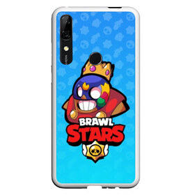 Чехол для Honor P Smart Z с принтом El Primo - BRAWL STARS в Курске, Силикон | Область печати: задняя сторона чехла, без боковых панелей | brawl | bull | colt | crow | el primo | game | games | leon | moba | online | penny | poco | shelly | spike | star | stars | wanted | брав | бравл | браво | звезда | звезды | игра | игры | лого | моба | онлайн | старс