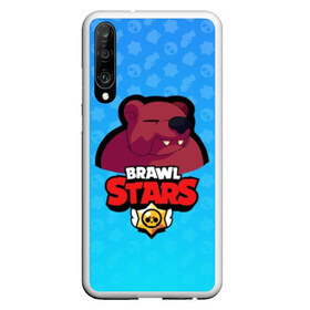 Чехол для Honor P30 с принтом Bear - BRAWL STARS в Курске, Силикон | Область печати: задняя сторона чехла, без боковых панелей | bear | brawl | bull | colt | crow | el primo | game | games | leon | moba | online | penny | poco | shelly | spike | star | stars | wanted | брав | бравл | браво | звезда | звезды | игра | игры | моба | онлайн | старс