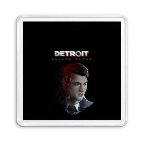 Магнит 55*55 с принтом Detroit: Become Human. в Курске, Пластик | Размер: 65*65 мм; Размер печати: 55*55 мм | Тематика изображения на принте: become human | connor | dbh | dbhpk19 | detroit | detroit city | glitch | абстракция | геометрия | детройт | игра | коннор | надпись | стать человеком | текстура | треугольник | треугольники