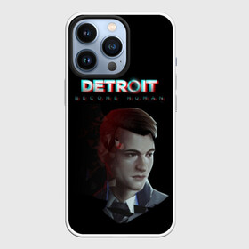 Чехол для iPhone 13 Pro с принтом Detroit: Become Human. в Курске,  |  | Тематика изображения на принте: become human | connor | dbh | dbhpk19 | detroit | detroit city | glitch | абстракция | геометрия | детройт | игра | коннор | надпись | стать человеком | текстура | треугольник | треугольники