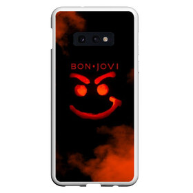 Чехол для Samsung S10E с принтом Bon Jovi в Курске, Силикон | Область печати: задняя сторона чехла, без боковых панелей | Тематика изображения на принте: bon jovi | альбом | арена | бон | бон джови | глэм | группа | джови | джон | метал | музыка | надпись | песни | поп | попрок | рок | рокер | смайл | солист | софт | стена | хард | хеви | хевиметал