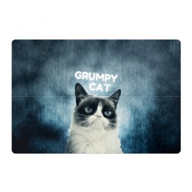 Магнитный плакат 3Х2 с принтом Grumpy Cat в Курске, Полимерный материал с магнитным слоем | 6 деталей размером 9*9 см | кот | котики | коты | мем | мемы | сердитый кот