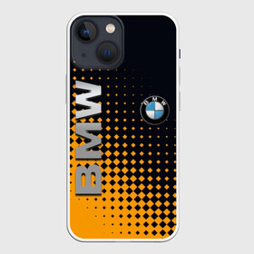 Чехол для iPhone 13 mini с принтом BMW в Курске,  |  | bmw | авто | автомобиль | бмв | лого | логотип | машина | надпись | текстура