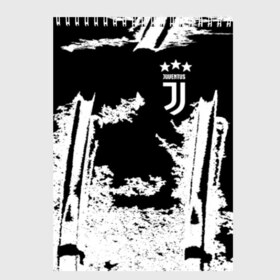 Скетчбук с принтом Juventus в Курске, 100% бумага
 | 48 листов, плотность листов — 100 г/м2, плотность картонной обложки — 250 г/м2. Листы скреплены сверху удобной пружинной спиралью | calcio | club | cr7 | cristiano ronaldo | dybala | football | full highlights | goals | highlights | italia | juventus | napoli | roma | serie a | белый | италия | клуб | форма | черный | ювентус