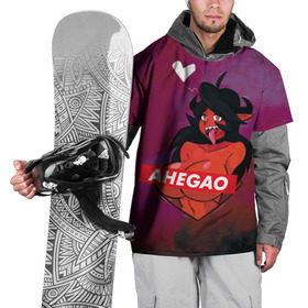 Накидка на куртку 3D с принтом Demon Ahegao в Курске, 100% полиэстер |  | Тематика изображения на принте: ahegao | anime | kawaii | manga | аниме | ахегао | кавай | манга