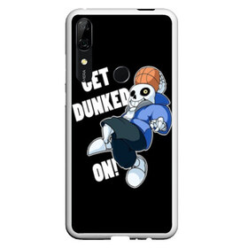 Чехол для Honor P Smart Z с принтом GET DUNKED в Курске, Силикон | Область печати: задняя сторона чехла, без боковых панелей | Тематика изображения на принте: alphys | animation | asriel | comic dub | comic dubs | deltarune | gaming | toriel | undertale | андертеил | история | подземная | фриск | чай тв | чара