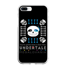 Чехол для iPhone 7Plus/8 Plus матовый с принтом Undertale в Курске, Силикон | Область печати: задняя сторона чехла, без боковых панелей | alphys | animation | asriel | comic dub | comic dubs | deltarune | gaming | toriel | undertale | андертеил | история | подземная | фриск | чай тв | чара