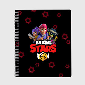 Тетрадь с принтом BRAWL STARS - COLT в Курске, 100% бумага | 48 листов, плотность листов — 60 г/м2, плотность картонной обложки — 250 г/м2. Листы скреплены сбоку удобной пружинной спиралью. Уголки страниц и обложки скругленные. Цвет линий — светло-серый
 | android | brawl stars | bull | colt | games | mobile game | stars | берли | бо | брок | ворон | джесси | динамайк | дэррил | игры | кольт | леон | мобильные игры | мортис | нита | пайпер | пенни | поко | пэм | рикошет | спайк | тара | фрэн