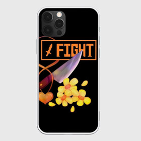 Чехол для iPhone 12 Pro Max с принтом FIGHT в Курске, Силикон |  | Тематика изображения на принте: alphys | animation | asriel | comic dub | comic dubs | deltarune | gaming | toriel | undertale | андертеил | история | подземная | фриск | чай тв | чара