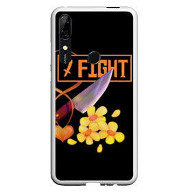 Чехол для Honor P Smart Z с принтом FIGHT в Курске, Силикон | Область печати: задняя сторона чехла, без боковых панелей | Тематика изображения на принте: alphys | animation | asriel | comic dub | comic dubs | deltarune | gaming | toriel | undertale | андертеил | история | подземная | фриск | чай тв | чара