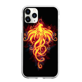 Чехол для iPhone 11 Pro матовый с принтом Огненный Феникс в Курске, Силикон |  | Тематика изображения на принте: огненный феникс