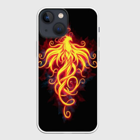 Чехол для iPhone 13 mini с принтом Огненный Феникс в Курске,  |  | Тематика изображения на принте: огненный феникс