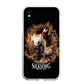 Чехол для iPhone XS Max матовый с принтом Hollow Knight Silksong в Курске, Силикон | Область печати: задняя сторона чехла, без боковых панелей | hollow knight | игра | игры