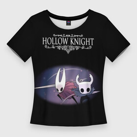 Женская футболка 3D Slim с принтом Hollow Knight. в Курске,  |  | 3d | hollow knight | игра | полый рыцарь | холлоу найт