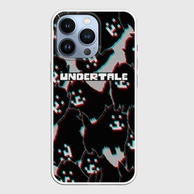 Чехол для iPhone 13 Pro с принтом Undertale (Надоедливый пёс). в Курске,  |  | 3d | glitch | pixel | undertale | андертейл | без глаз | глитч | игра | надоедливая собака | надоедливый пес | надпись | пиксель | пикселя | подземная история | текстура