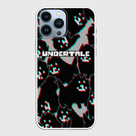 Чехол для iPhone 13 Pro Max с принтом Undertale (Надоедливый пёс). в Курске,  |  | Тематика изображения на принте: 3d | glitch | pixel | undertale | андертейл | без глаз | глитч | игра | надоедливая собака | надоедливый пес | надпись | пиксель | пикселя | подземная история | текстура