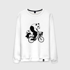 Мужской свитшот хлопок с принтом Панда на велике в Курске, 100% хлопок |  | Тематика изображения на принте: велосипед | детеныши панды | животные | медведи | панда | панда катается | панда на велике | три панды | черно белые