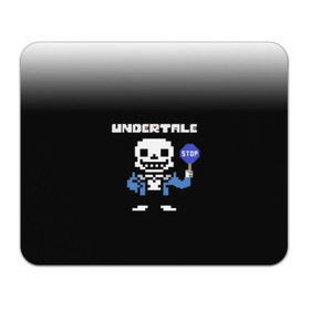 Коврик для мышки прямоугольный с принтом Undertale STOP. в Курске, натуральный каучук | размер 230 х 185 мм; запечатка лицевой стороны | Тематика изображения на принте: 3d | pixel | sans | stop | undertale | абстракция | алфавит | андертейл | буквы | геометрия | знак | игра | надпись | пиксель | пикселя | подземная история | текстура