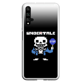 Чехол для Honor 20 с принтом Undertale STOP в Курске, Силикон | Область печати: задняя сторона чехла, без боковых панелей | 3d | pixel | sans | stop | undertale | абстракция | алфавит | андертейл | буквы | геометрия | знак | игра | надпись | пиксель | пикселя | подземная история | текстура