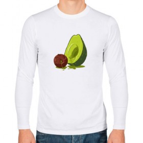 Мужской лонгслив хлопок с принтом Avocado R.I.P. в Курске, 100% хлопок |  | авокадо | арт | веган | вегетарианец | вкусняшка | еда | жиры | зеленый | зож | косточка | милый | овощи | пп | фрукты | юмор
