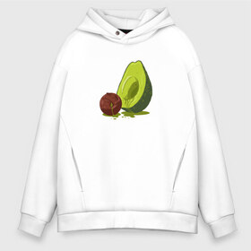 Мужское худи Oversize хлопок с принтом Avocado R I P в Курске, френч-терри — 70% хлопок, 30% полиэстер. Мягкий теплый начес внутри —100% хлопок | боковые карманы, эластичные манжеты и нижняя кромка, капюшон на магнитной кнопке | авокадо | арт | веган | вегетарианец | вкусняшка | еда | жиры | зеленый | зож | косточка | милый | овощи | пп | фрукты | юмор