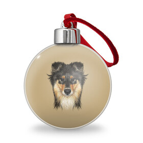 Ёлочный шар с принтом Sheltie в Курске, Пластик | Диаметр: 77 мм | animal | black | breed | brown | cute | dog | drawing | eyes | kind | look | muzzle | portrait | red | взгляд | глаза | добрый | животное | коричневый | милый | пёс | порода | портрет | рисунок | рыжий | собака | черный | шелти