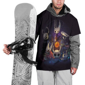 Накидка на куртку 3D с принтом Hollow Knight в Курске, 100% полиэстер |  | hollow knight | детская | для детей | игра | компьютерная игра | королевство | рыцарь | темный рыцарь | холлов кнайт | экшен