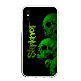 Чехол для iPhone XS Max матовый с принтом Slipknot в Курске, Силикон | Область печати: задняя сторона чехла, без боковых панелей | band | corey taylor | jim root | metal | mick thomson | music | official | альтернативный | глэм | готик | гранж | метал | музыка | пост | рок | хард