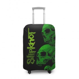 Чехол для чемодана 3D с принтом Slipknot в Курске, 86% полиэфир, 14% спандекс | двустороннее нанесение принта, прорези для ручек и колес | band | corey taylor | jim root | metal | mick thomson | music | official | альтернативный | глэм | готик | гранж | метал | музыка | пост | рок | хард