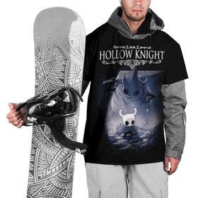 Накидка на куртку 3D с принтом Hollow Knight в Курске, 100% полиэстер |  | hallownest | hollow knight | the knight | игры | компьютерная игра | реймер | рыцарь
