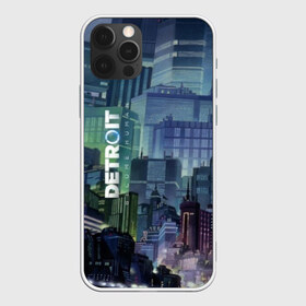 Чехол для iPhone 12 Pro Max с принтом Detroit Вecome Human в Курске, Силикон |  | 3d | cтать человеком | detroit city | detroit: вecome human | игра | интерактивная | квест | кинематограф | приключения | франция