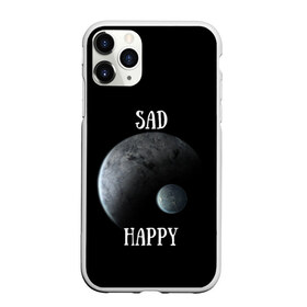 Чехол для iPhone 11 Pro матовый с принтом Sad Happy в Курске, Силикон |  | Тематика изображения на принте: jesus | rap | грустный | джизус | джизус возрождение | джизус рэпер | джизус ты ювелир | мерч | музыка | реп | рэп | счастливый