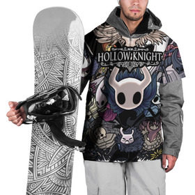 Накидка на куртку 3D с принтом Hollow Knight в Курске, 100% полиэстер |  | hallownest | hollow knight | the knight | игры | компьютерная игра | реймер | рыцарь