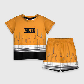 Детский костюм с шортами 3D с принтом Muse в Курске,  |  | muse | альтернативный | группа | доминик ховард | крис уолстенхолм | мосе | моус | моусе | муза | музе | музык | мусе | мьюз | мэттью беллами | прогрессивный | рок | симфонический | спейс | спейсрок