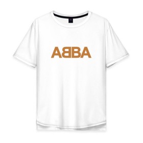 Мужская футболка хлопок Oversize с принтом ABBA в Курске, 100% хлопок | свободный крой, круглый ворот, “спинка” длиннее передней части | Тематика изображения на принте: абба | агнета | анни фрид | брур | бьорн | коллектив | музыка | швеция