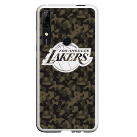 Чехол для Honor P Smart Z с принтом Los Angeles Lakers Camo в Курске, Силикон | Область печати: задняя сторона чехла, без боковых панелей | camo | lakers | los angeles lakers | nba | баскетбол | камуфляж | лос анджелес лейкерс | нба | спорт | хаки