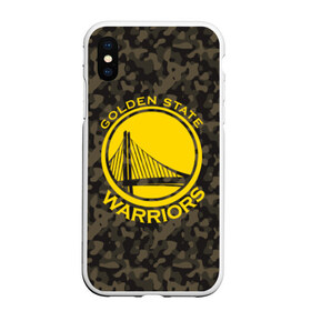 Чехол для iPhone XS Max матовый с принтом Golden State Warriors camo в Курске, Силикон | Область печати: задняя сторона чехла, без боковых панелей | golden state | golden state warriors | nba | warriors | баскетбол | голден стэйт | голден стэйт уорриорз | камуфляж | нба | спорт | уорриорз camo | хаки