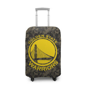 Чехол для чемодана 3D с принтом Golden State Warriors camo в Курске, 86% полиэфир, 14% спандекс | двустороннее нанесение принта, прорези для ручек и колес | golden state | golden state warriors | nba | warriors | баскетбол | голден стэйт | голден стэйт уорриорз | камуфляж | нба | спорт | уорриорз camo | хаки
