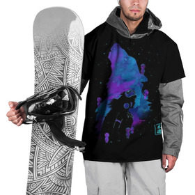 Накидка на куртку 3D с принтом Мятежный дух севера в Курске, 100% полиэстер |  | Тематика изображения на принте: anime | meme | tokyo | аниме | звезды | иероглиф | манга | медведь | снег | стиль | фентези | япония