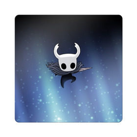 Магнит виниловый Квадрат с принтом Рыцарь - HOLLOW KNIGHT в Курске, полимерный материал с магнитным слоем | размер 9*9 см, закругленные углы | Тематика изображения на принте: game | games | ghosts | godmaster | hollow | hornet | knight | metroidvania | silksong | zote | гримм | зот | игра | игры | квиррел | найт | песня | полый | призраки | пустой | рыцарь | силксонг | холлоу | хорнет | шелк