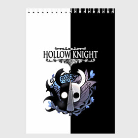 Скетчбук с принтом Hollow Knight (Black & White) в Курске, 100% бумага
 | 48 листов, плотность листов — 100 г/м2, плотность картонной обложки — 250 г/м2. Листы скреплены сверху удобной пружинной спиралью | Тематика изображения на принте: game | hollow knight | hollow knight godmaster | hollow knight map | hollow knight ps4 | silksong | белый | зот могучий | игра | карта | королевство | метроидвания | полый король | приключения букашек | халлоунест | холлоу кнайт | черный