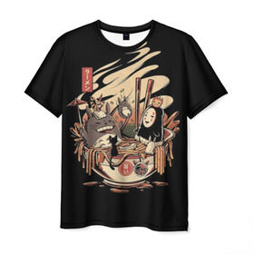 Мужская футболка 3D с принтом Вечеринка У Бассейна в Курске, 100% полиэфир | прямой крой, круглый вырез горловины, длина до линии бедер | anime | forest | meme | my neighbor | protectors | tokyo | totoro | аниме | гибли | иероглиф | манга | миядзаки | мой сосед | стиль | тоторо | фентези | хаяо | япония
