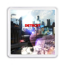 Магнит 55*55 с принтом DETROIT:BECOME HUMAN в Курске, Пластик | Размер: 65*65 мм; Размер печати: 55*55 мм | action | ai | android | connor | dbhpk19 | detroit become human | game | rk 800 | rk 900 | андроиды | детектив | игра | игры | интерактивное кино | кара | коннор | логотип | маркус | роботы | фирменный стиль | экшн